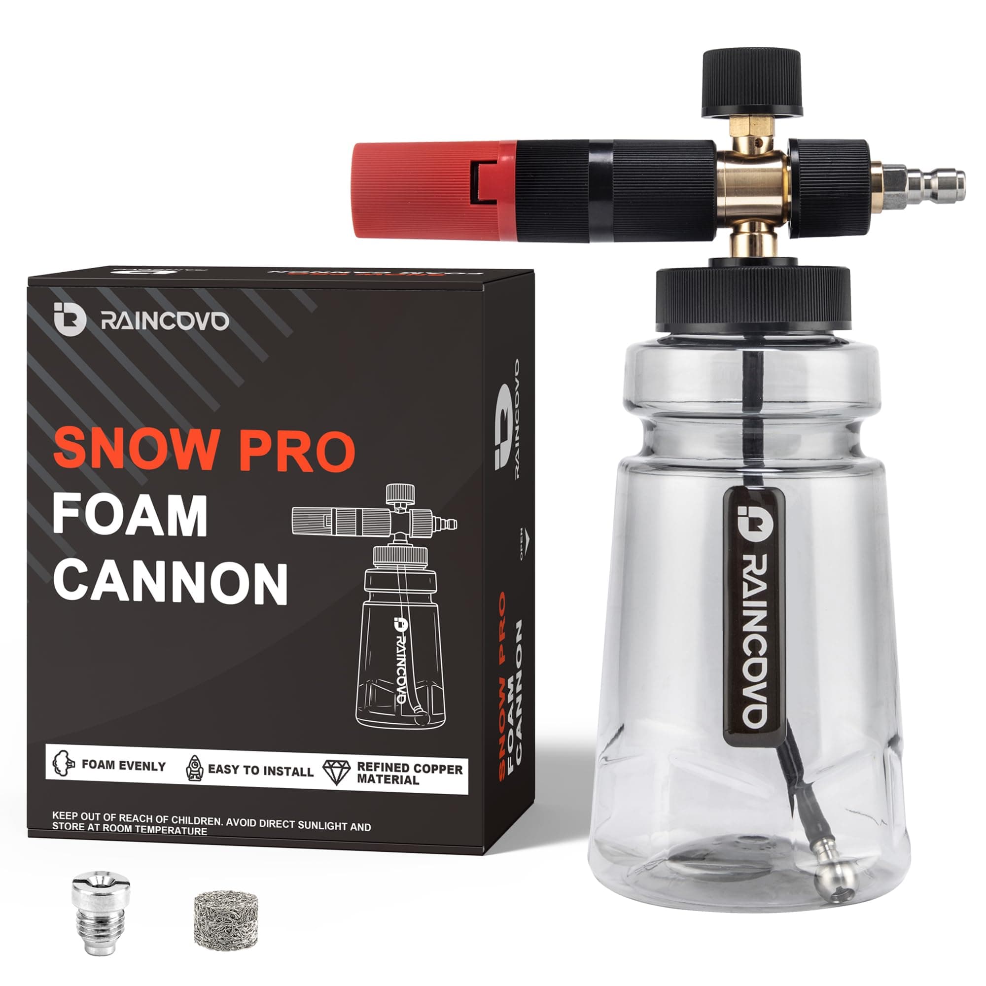 Thick Snow Foam Lance for Pressure Wash, Adjustable Soap Cannon 1/4 Inch Quick Connect