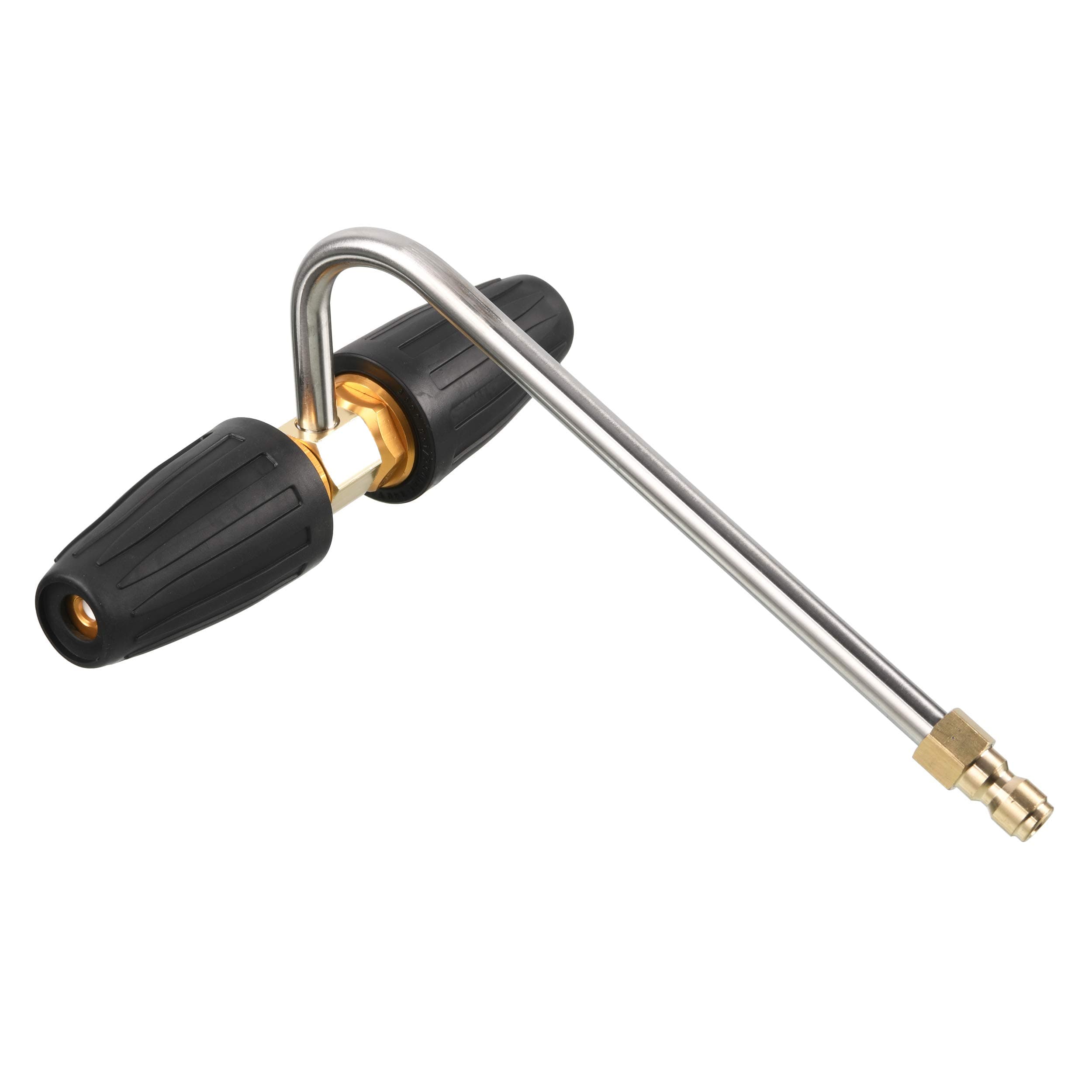 Pressure Washer Gutter Cleaner Tool with 2 Rotating Turbo Nozzles
