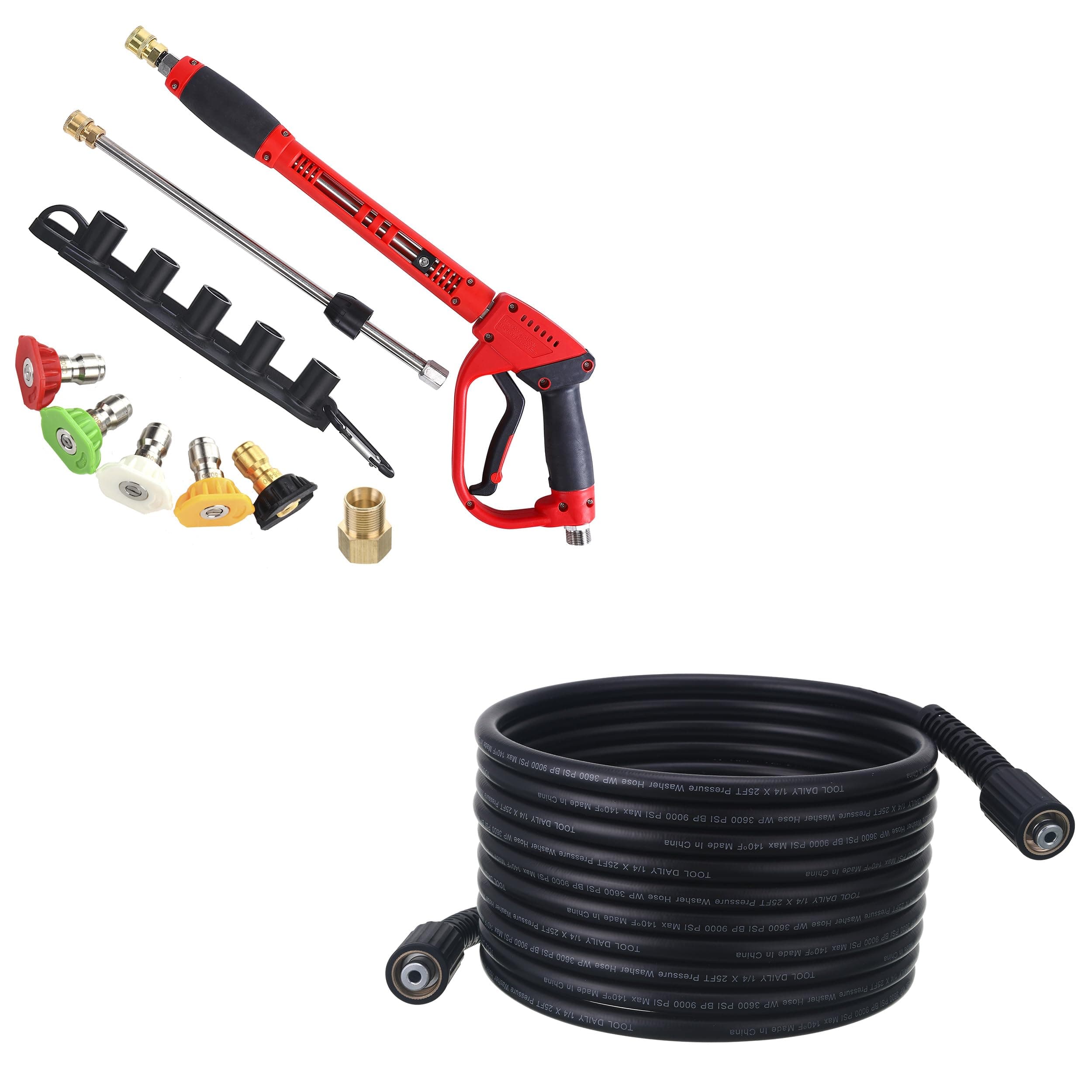 Deluxe High Pressure Washer Kit for Homeowners