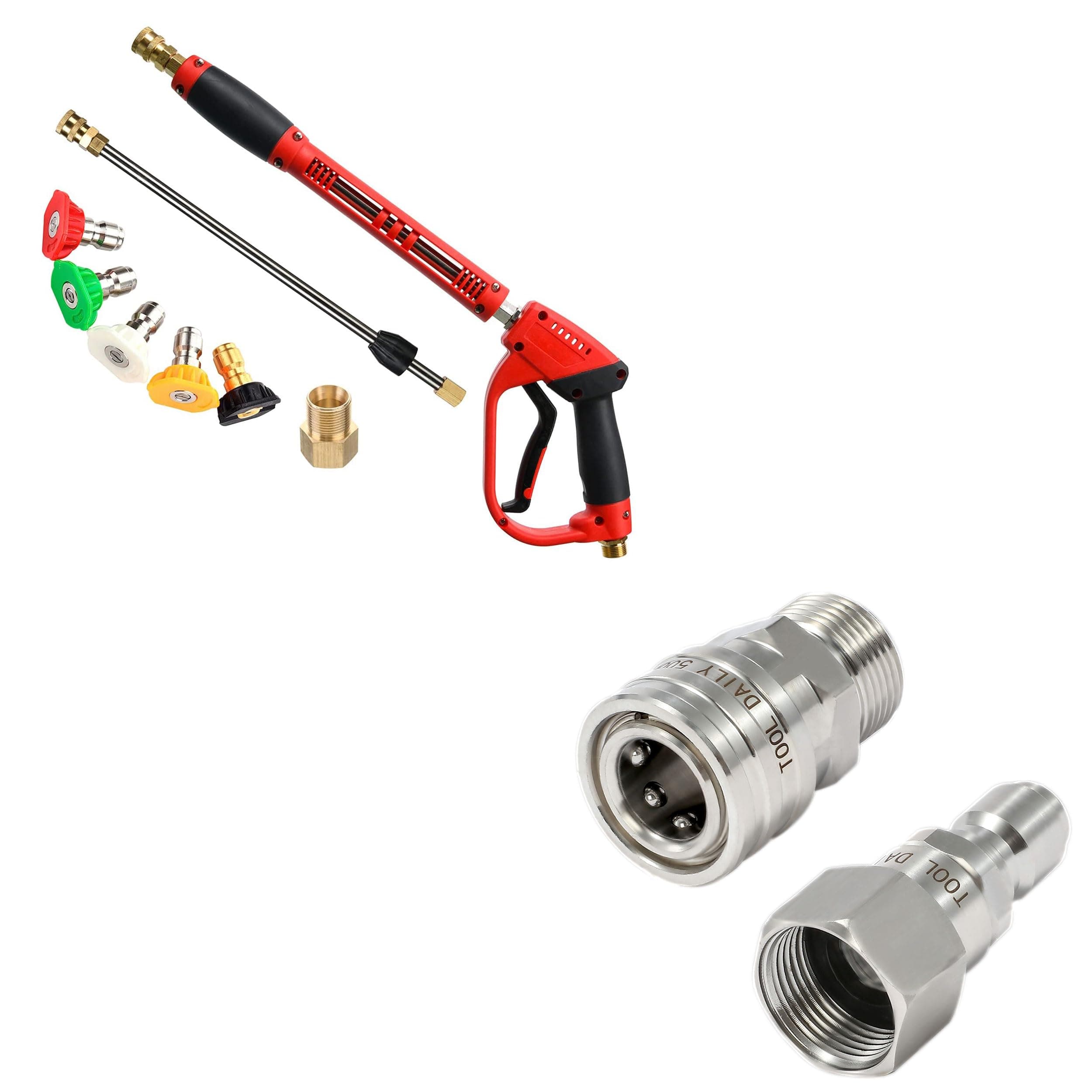 Deluxe Pressure Washer Gun and Adapter Set