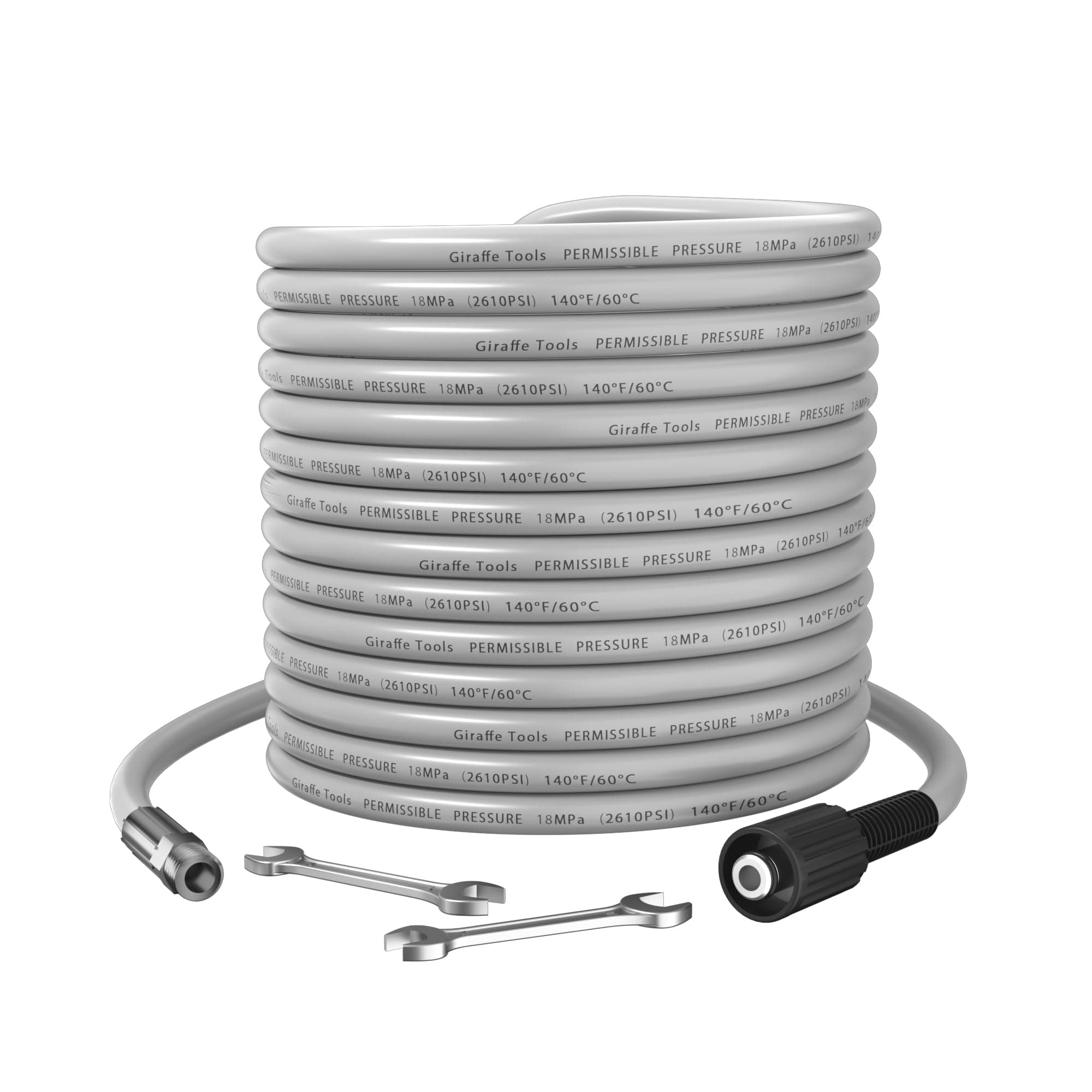 Giraffe Tools 100FT Pressure Washer Hose for Grandfalls Plus+ or Pro