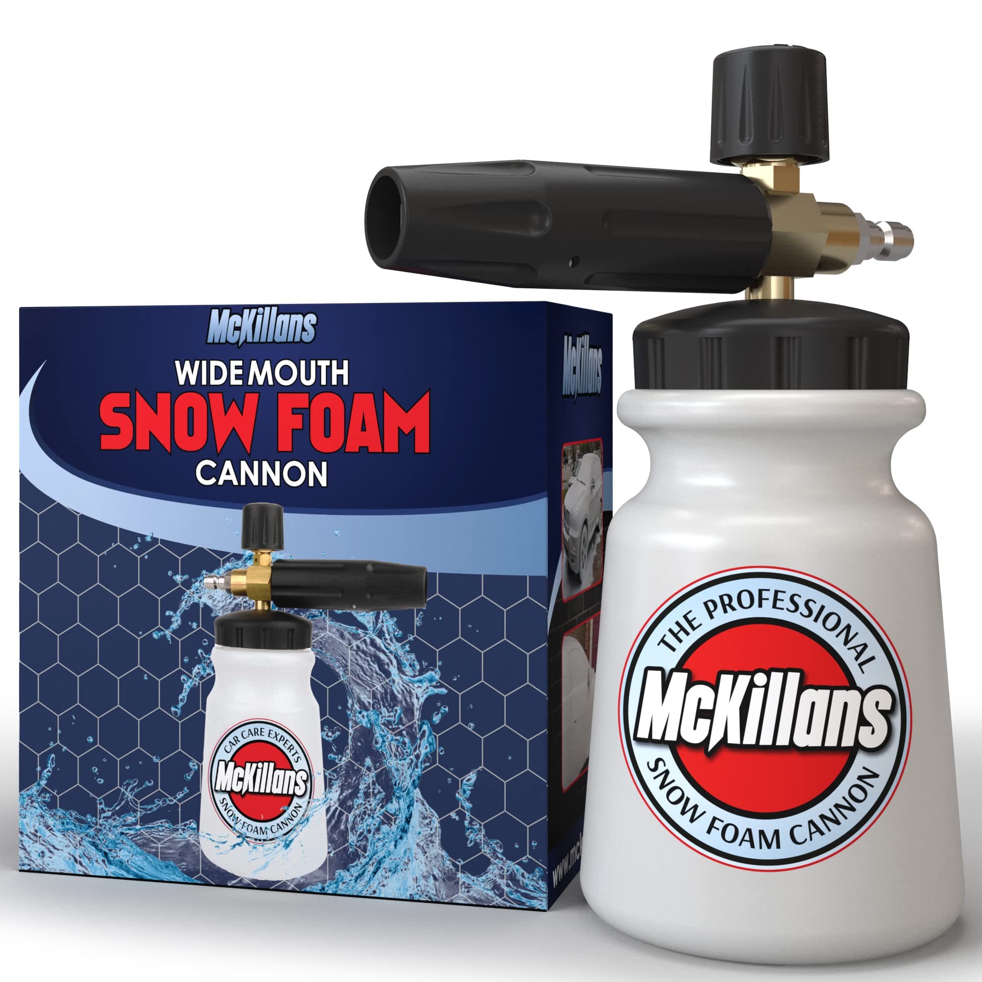 McKillans Wide Mouth Foam Cannon for Pressure Washer Car Wash Foam Dispenser