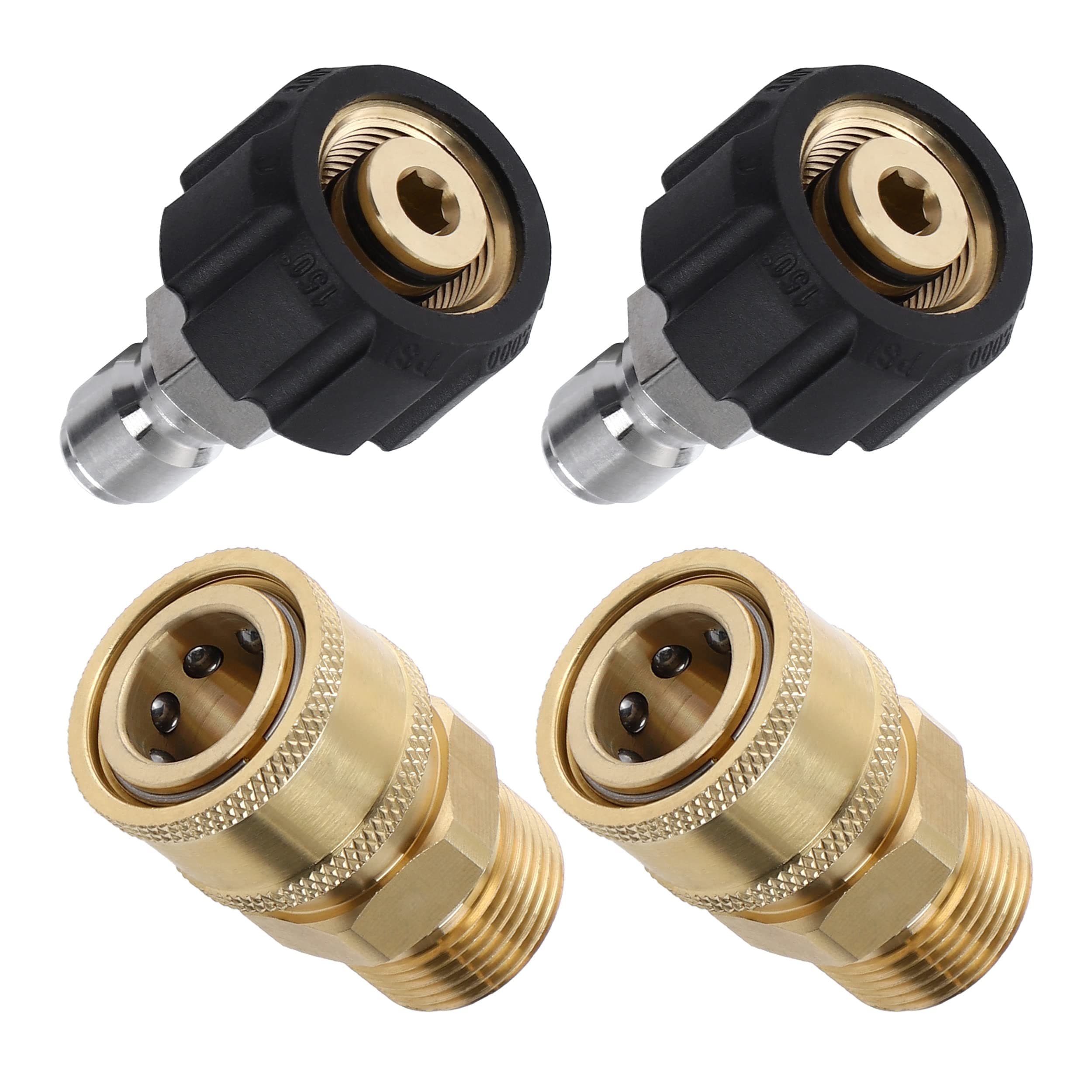 Tool Daily Pressure Washer Adapter Set, 5000 PSI, 4 Pcs