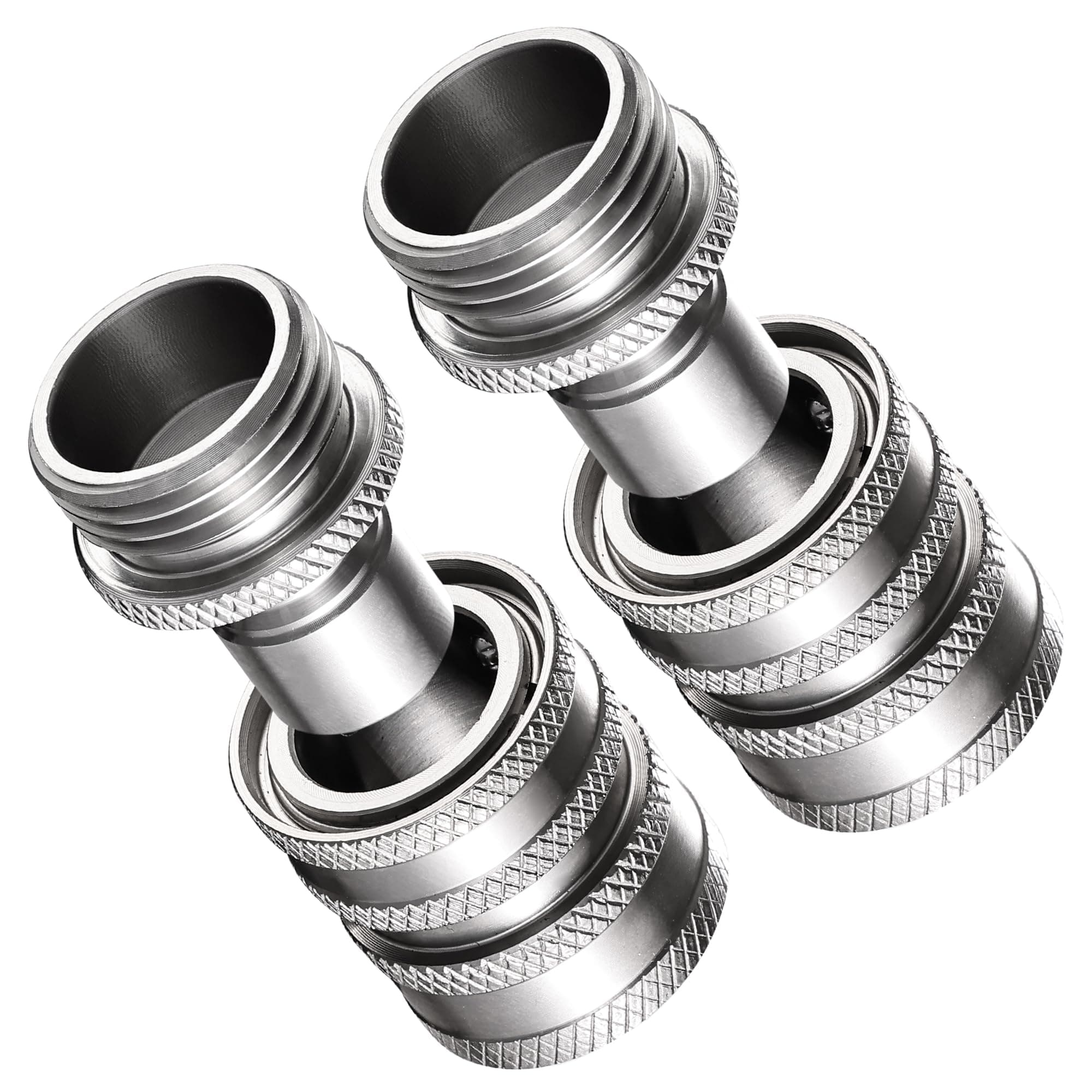 Feng Pai 3/4" Stainless Steel Water Hose Quick Connect Set, 4PCS Great for RV or Pressure Washer