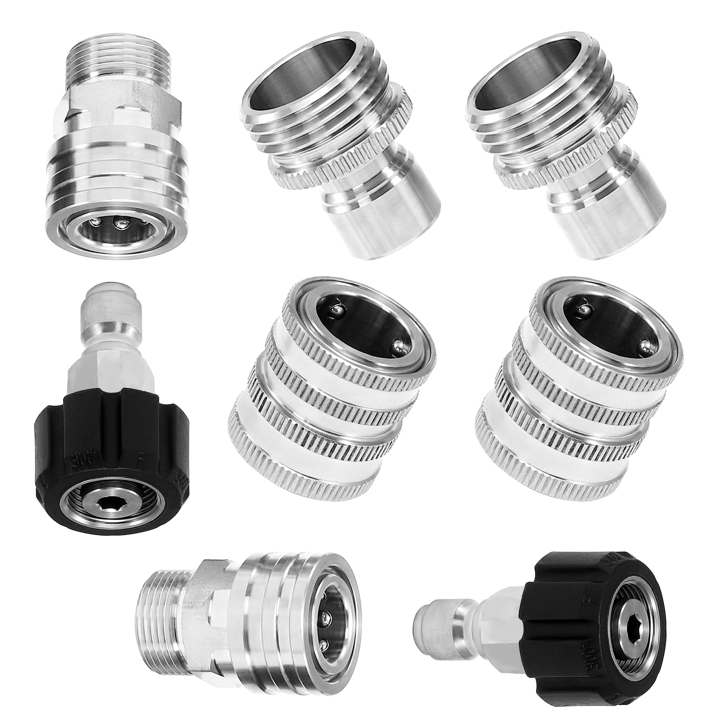 Tool Daily Pressure Washer Adapter Set for Power Washer, 8 PCs