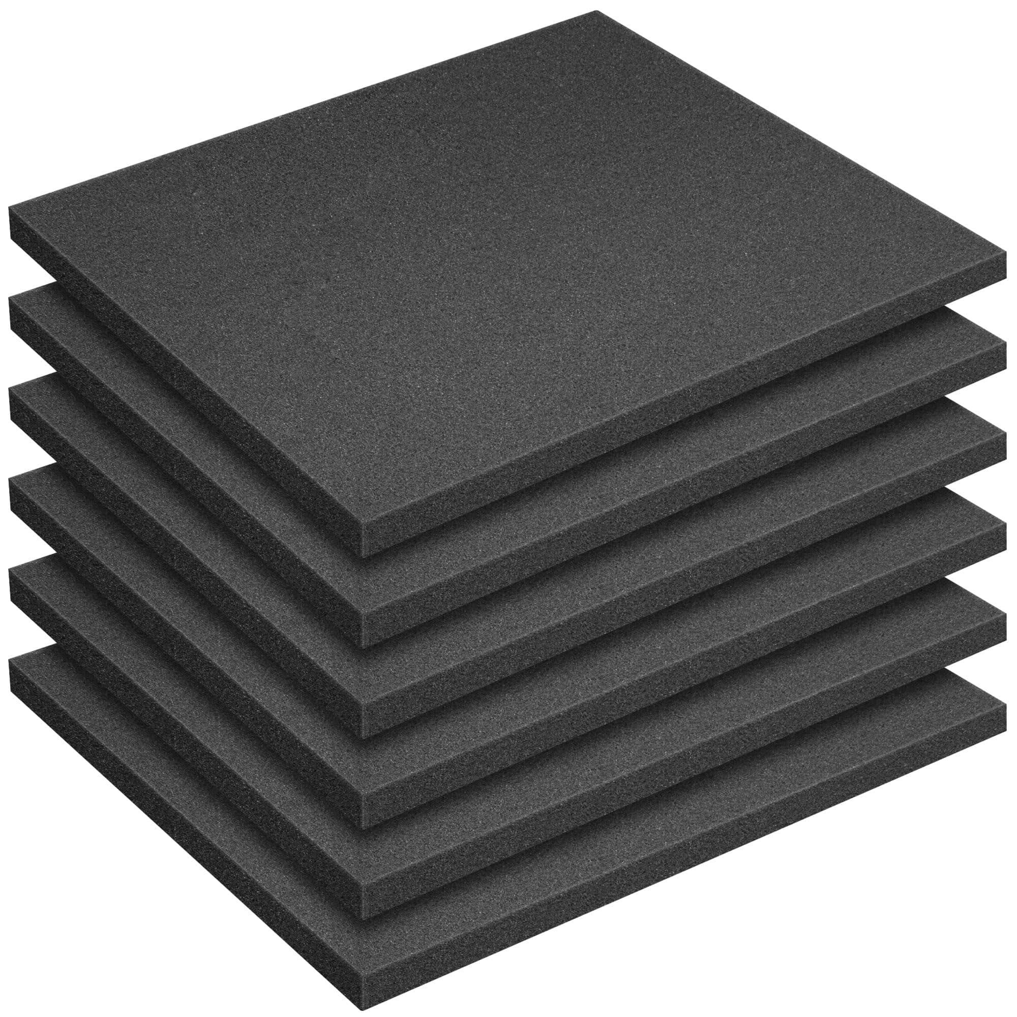 DECOHS 6 PCS Polyurethane Foam Sheets for_toolbox, Camera Cases & Crafts