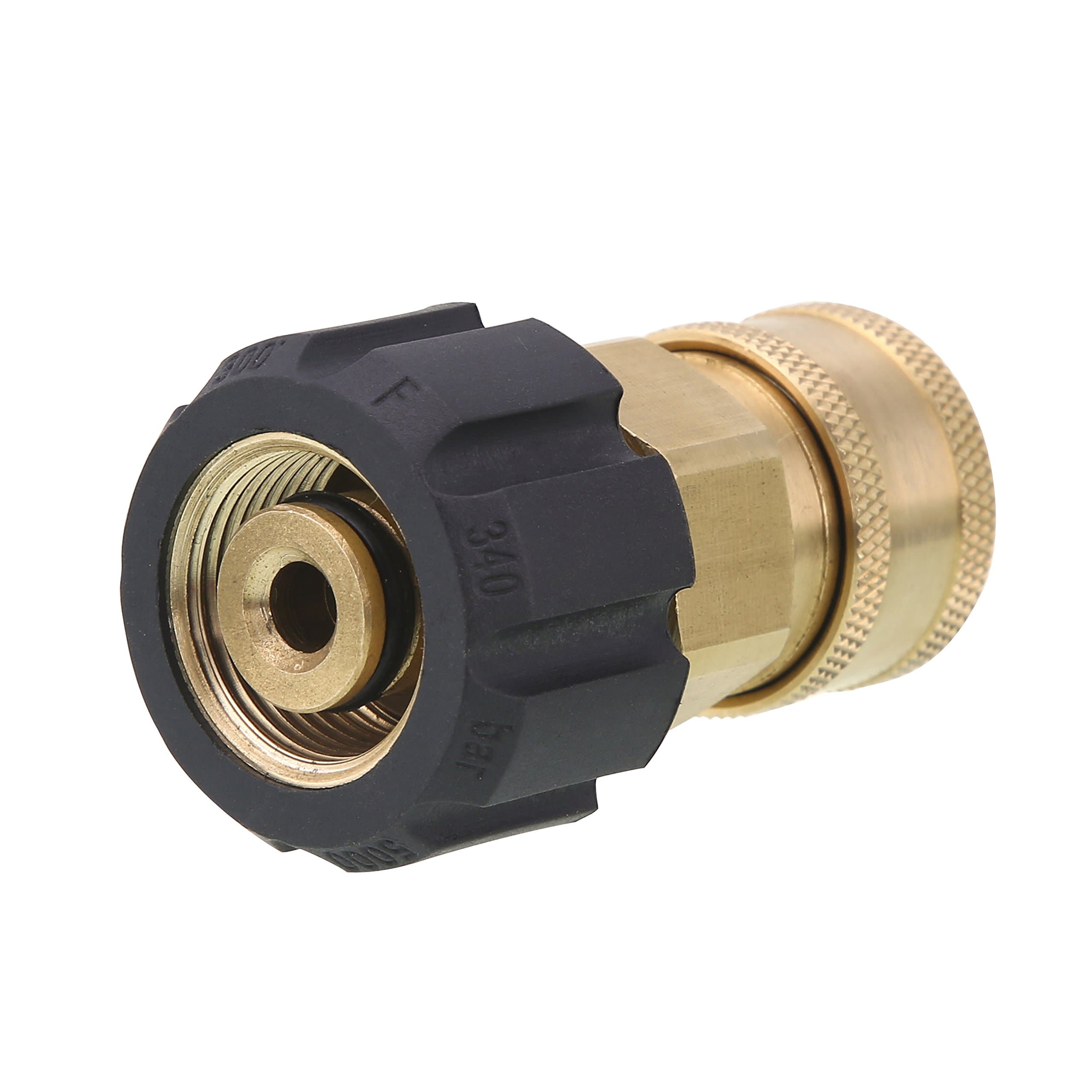 Quick Connect Socket for Pressure Washer, 3/8 to M22 14mm, 5000 PSI