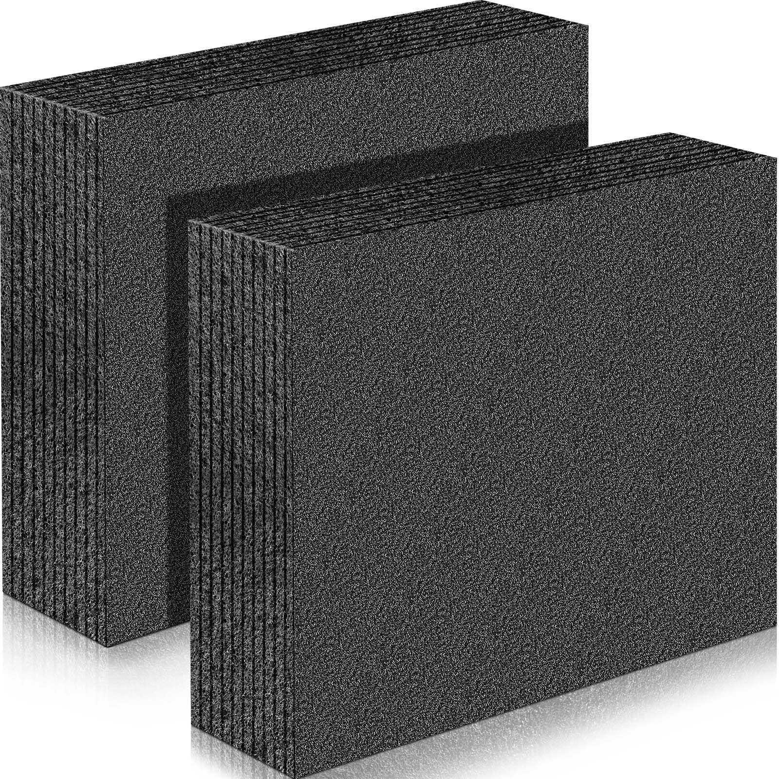 Frienda Black Polyethylene Foam Sheet, 12"x10"x2.125", Cutting Packing Padding