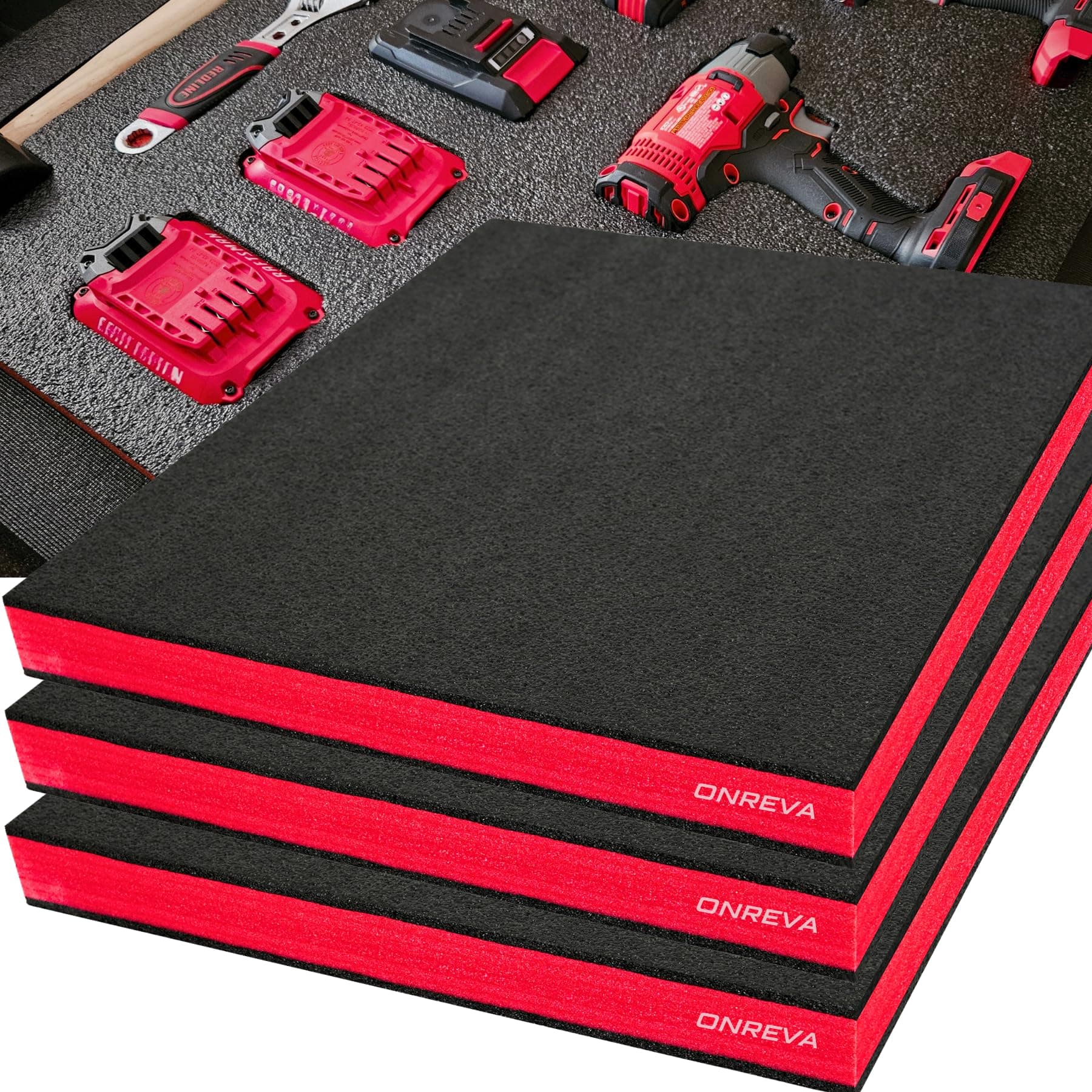 Kaizen Organizer Tool Box Foam, 3Pack 24x24x2 inch, Foam Inserts for Cases
| Polyethylene Storage Sheets for Toolbox Hard Case, Tool Shadow Insert, 3Pack 24x24x2 inch
| Kaizen Organizer Sheet Tool Box Foam, 3Pack 24x24x2 inch, Foam Inserts for Toolb