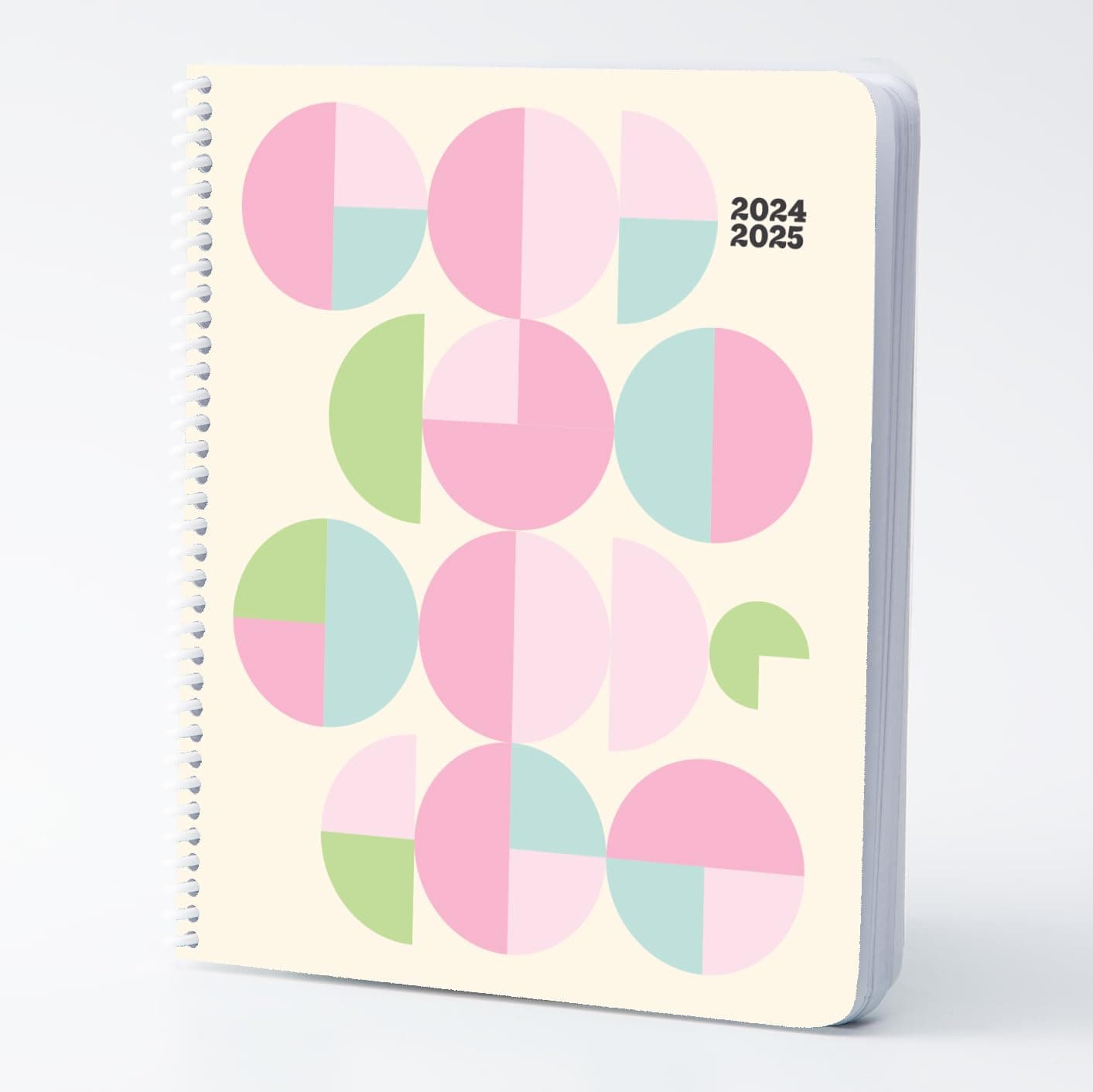 College Planner 2024-2025 for Students (Cream, Pink & Sea Foam)