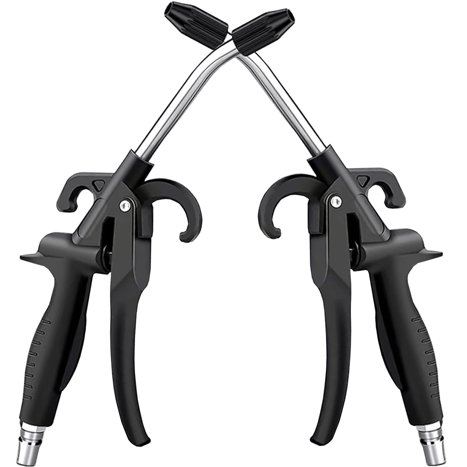Black Air Blower Gun 2-Pack High Volume Pneumatic Dust Removal Tool