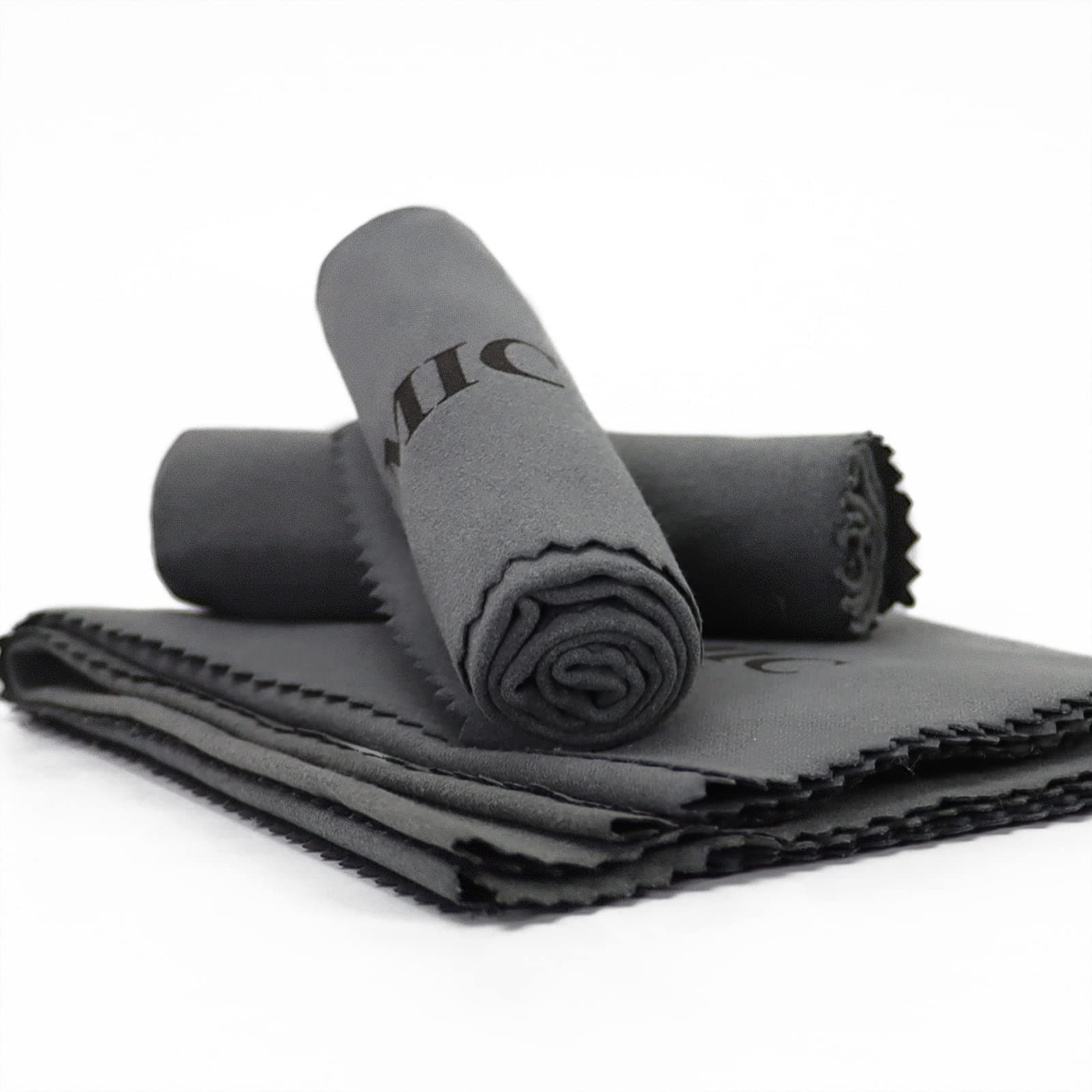 PINGMIC 12"×12" Lint-Free Gray Silicon Gun Cleaning Cloth