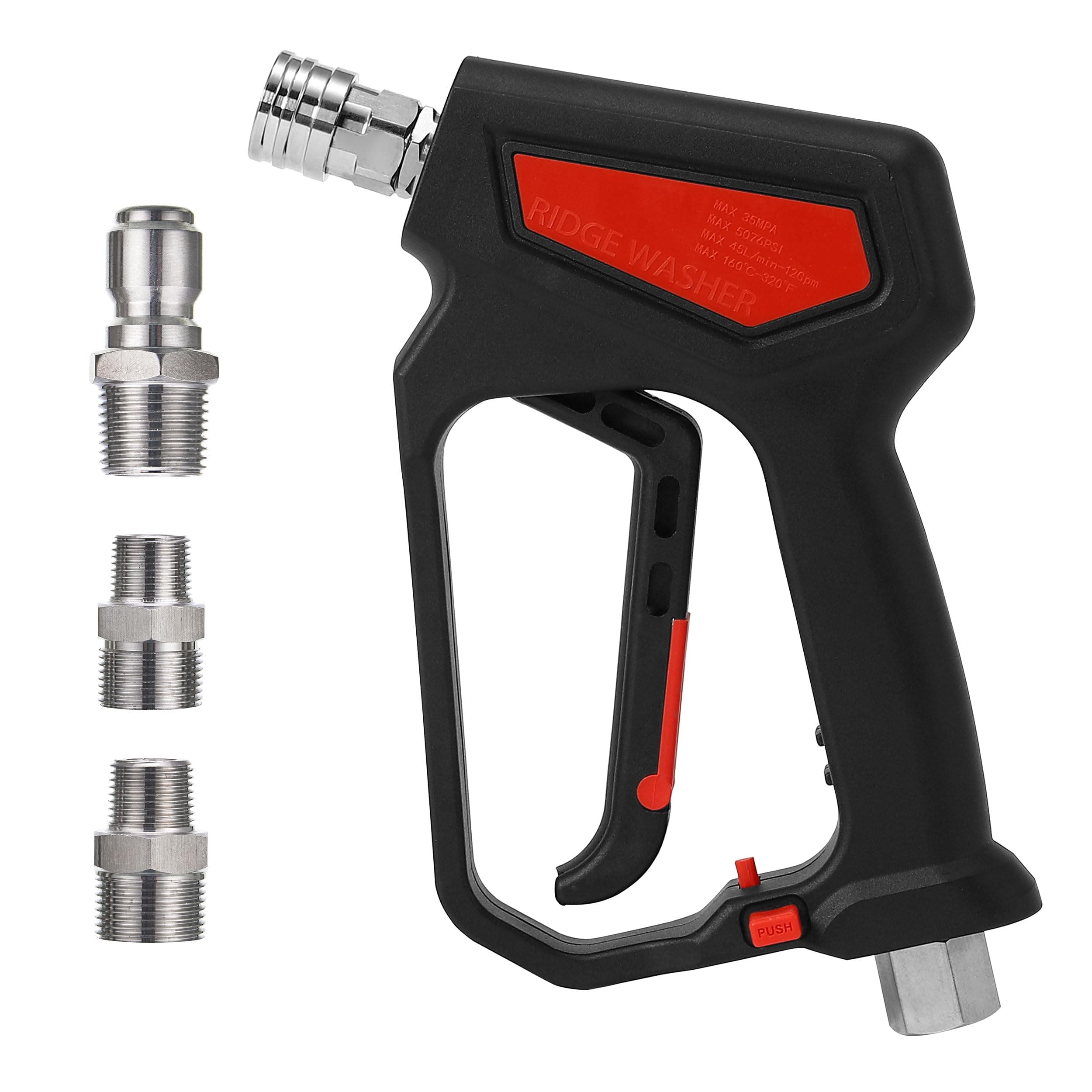 RIDGE WASHER High Pressure Spray Gun 5000 PSI 12 GPM with Quick Connect