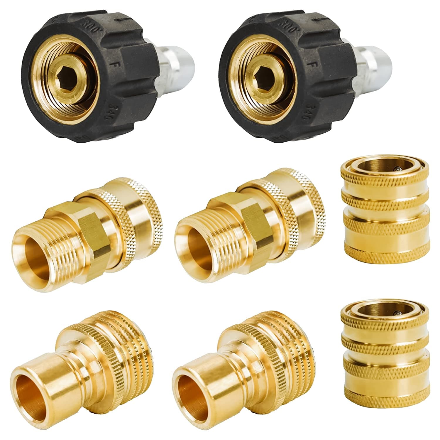 Hourleey M22 Metric Quick Disconnect Kit, 8 Pack