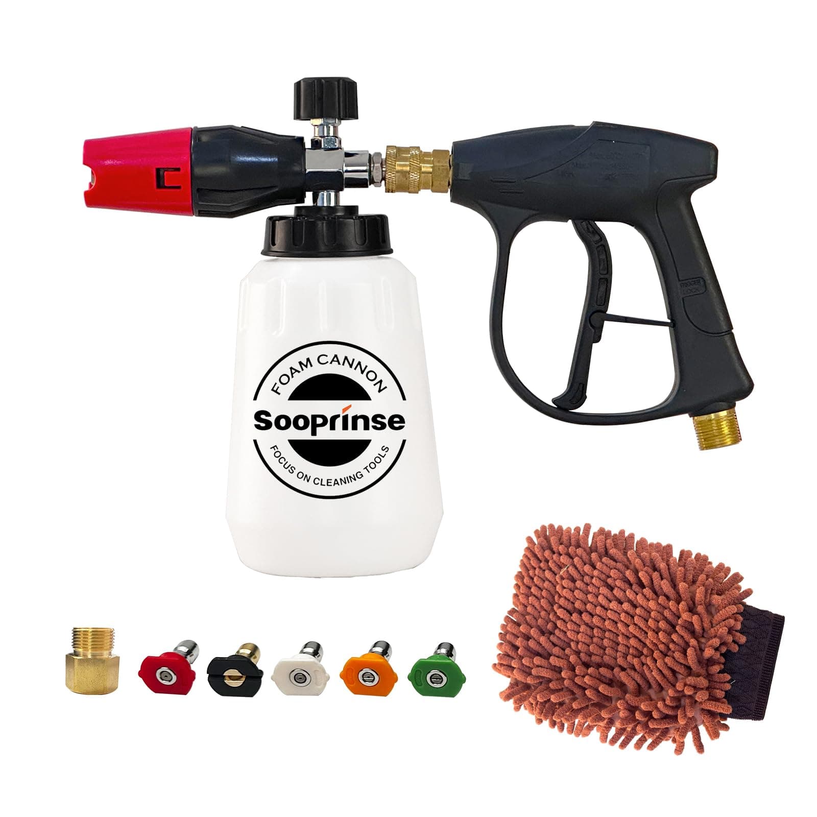 Foam Cannon Kit with Pressure Washer, 1 L Snow Foam Lance, 4000 PSI