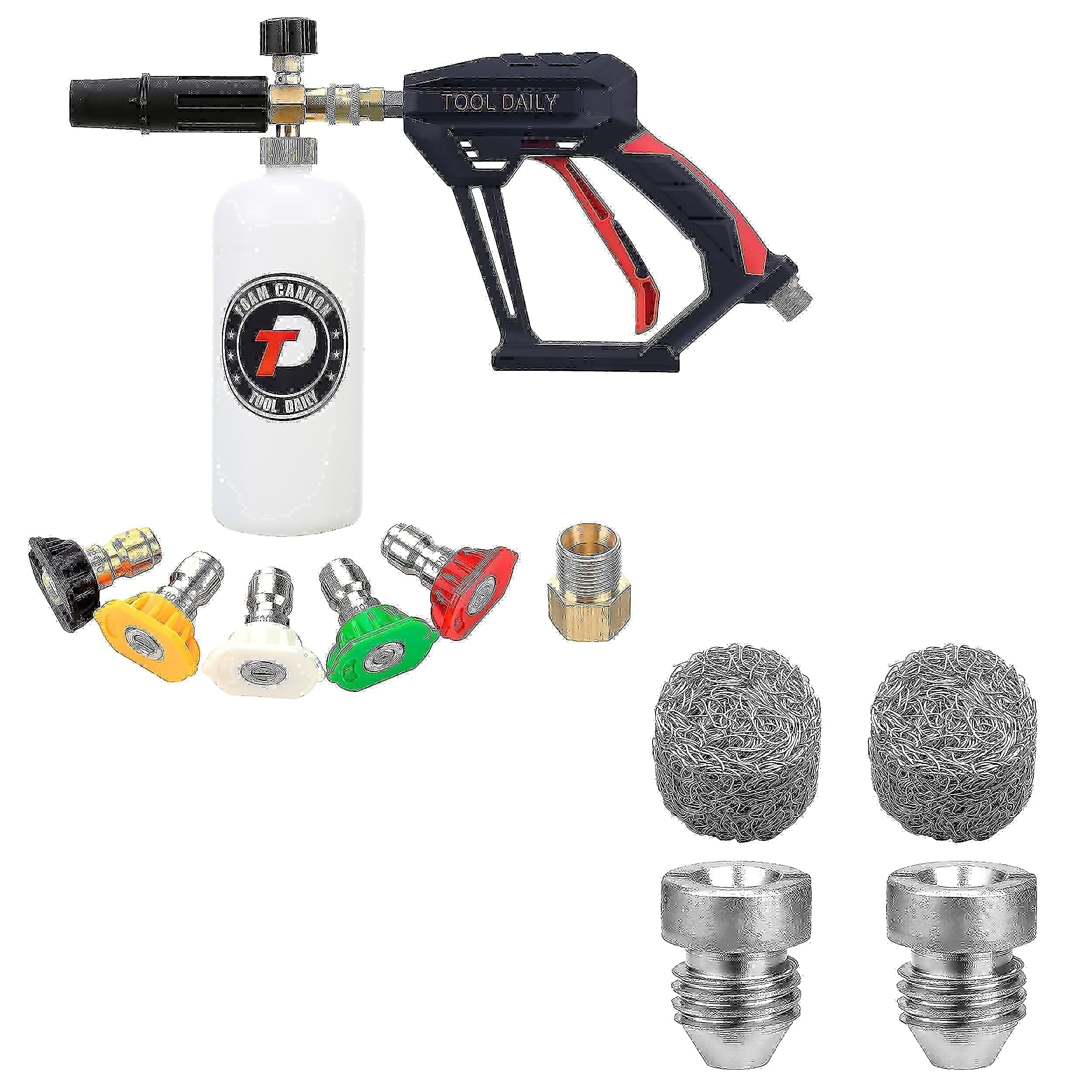 Simplified Tool Daily Short Pressure Washer Gun with Foam Cannon